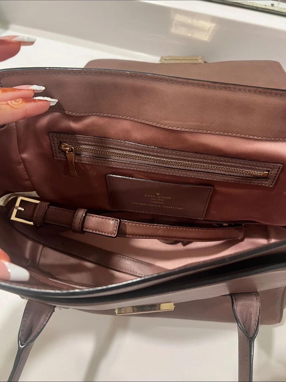 Kate spade the Madison ave collection handbag